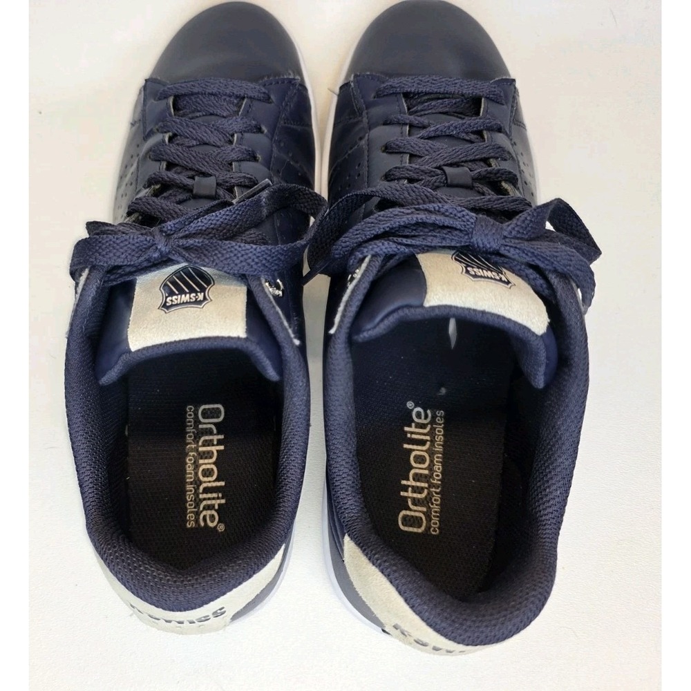 Mens Size 10 K-Swiss Court Casper Tennis Sneakers Navy Blue - Picture 8 of 10
